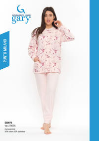 WOMEN'S OPEN PAJAMAS S/L S50073 Tellini S.r.l. Wholesale Clothing